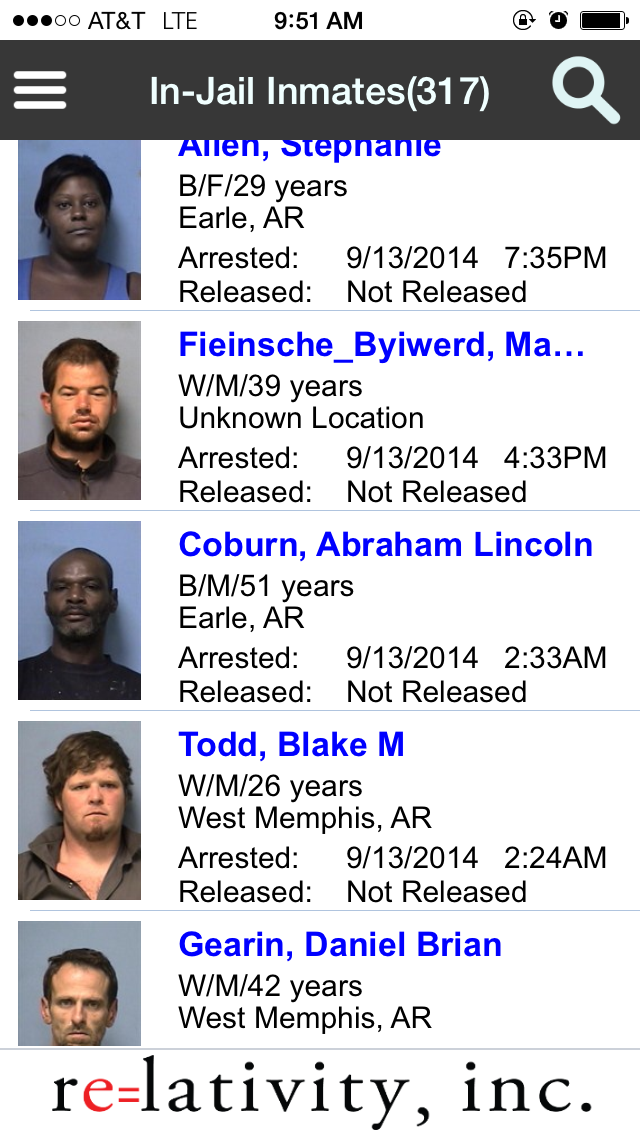 Crittenden Jail Roster App Released